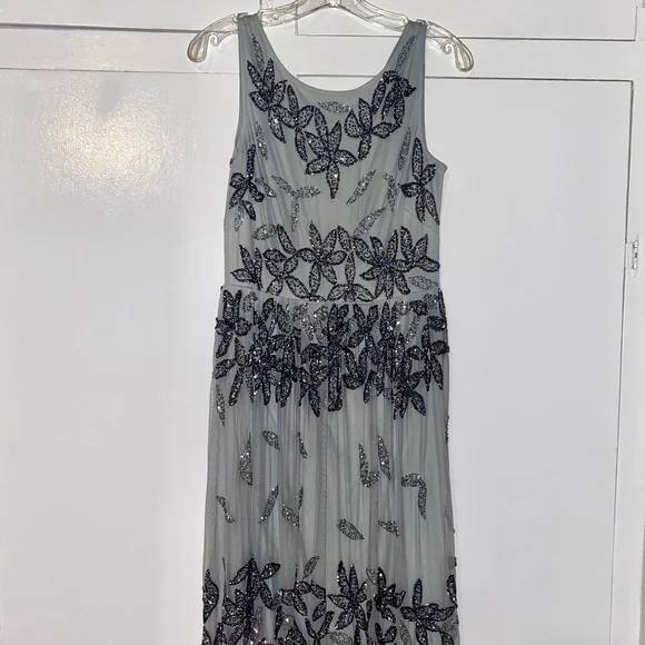 knee length dresses for ladies Adrianna Eve Embellished Midi Dress main image 0
